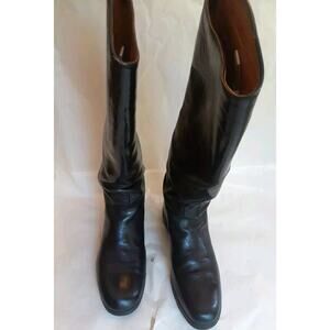 Der Dau Riding Boots Custom black Men's Size 9 1/2 USA